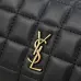 Saint Laurent 779649 Le Cassandre Matelassé Carré Vanity Bag Lambskin Gold Chain 18.5cm #B67268