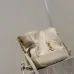 Saint Laurent Jamie Mini Crossbody Bag (859174) - Lambskin Leather, Drawstring Closure, 14.5×15.5×8cm #A59989