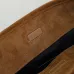 Saint Laurent Niki Suede Bucket Bag (844346) - CASSANDRE Stitching, Soft Silhouette, 33×16×40cm #A59990