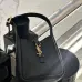 Saint Laurent Women's Mini Leather Bag Iconic YSL Logo Compact  for Luxury Fashion Aficionados #A57475