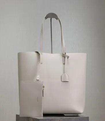 YSL - Inspired Minimalist Leather Tote With Matching Pouch For Sophisticated Style size:32×35×10cm #A53702 YSL - Inspired Minimalist Leather Tote With Matching Pouch For Sophisticated Style size:32×35×10cm #A53702