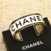 Chanel Black  White Enamel Bracelet Adjustable #B68519