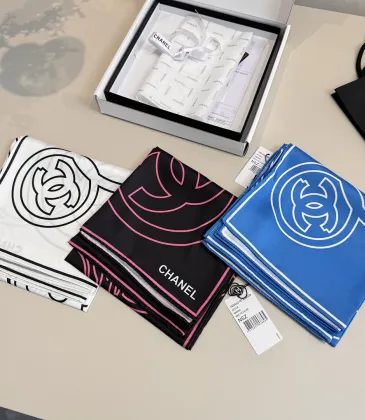 CHANEL Designer Style Neck Scarves Silk Scarves Shawls scarf #A63038 CHANEL Designer Style Neck Scarves Silk Scarves Shawls scarf #A63038