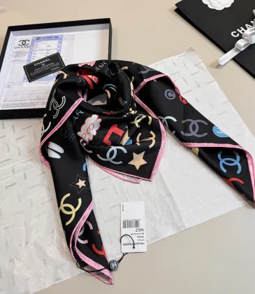 CHANEL Designer Style Neck Scarves Silk Scarves Shawls scarf #A63043 CHANEL Designer Style Neck Scarves Silk Scarves Shawls scarf #A63043