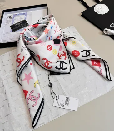 CHANEL Designer Style Neck Scarves Silk Scarves Shawls scarf #A63044 CHANEL Designer Style Neck Scarves Silk Scarves Shawls scarf #A63044