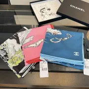 CHANEL Designer Style Neck Scarves Silk Scarves Shawls scarf #A63049 CHANEL Designer Style Neck Scarves Silk Scarves Shawls scarf #A63049
