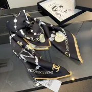 CHANEL Designer Style Neck Scarves Silk Scarves Shawls scarf #A63052 CHANEL Designer Style Neck Scarves Silk Scarves Shawls scarf #A63052