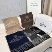 Branded Embroidered Scarf Comfortable Wool #B67697