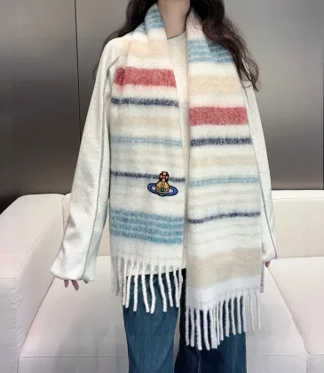 Branded Embroidered Scarf Comfortable Wool #B67699