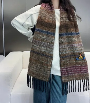 Branded Embroidered Scarf Comfortable Wool #B67700
