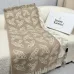 Branded Embroidered Scarf Comfortable Wool #B67701