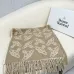 Branded Embroidered Scarf Comfortable Wool #B67701