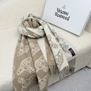 Branded Embroidered Scarf Comfortable Wool #B67701