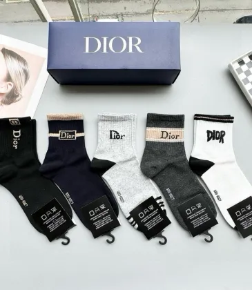 D-ior socks Five pairs per box #A51562