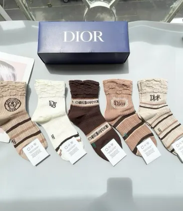 D-ior socks Five pairs per box #A51565