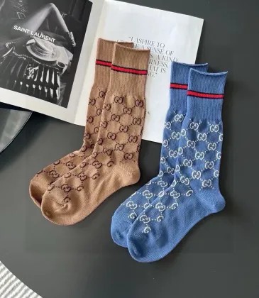  Monogram Jacquard Calf Socks two colors #A59250