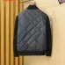 Burberry Diamond‑Quilt Hybrid Knit Sleeve Bomber Jacket, Black &amp; White #B67673