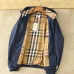 Burberry Men’s Hooded Full‑Zip Windbreaker Jacket, Olive, Navy &amp; Black #B67682