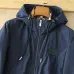 Burberry Men’s Hooded Full‑Zip Windbreaker Jacket, Olive, Navy &amp; Black #B67682