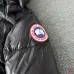Canada Goose Hooded Down Jacket, White Red Navy Black #B68771