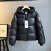 Canada Goose Hooded Down Jacket, White Red Navy Black #B68771