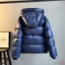 Canada Goose Hooded Down Jacket, White Red Navy Black #B68771