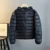 Canada Goose Lightweight Hooded Down Puffer Jacket, Navy Black White #B68781