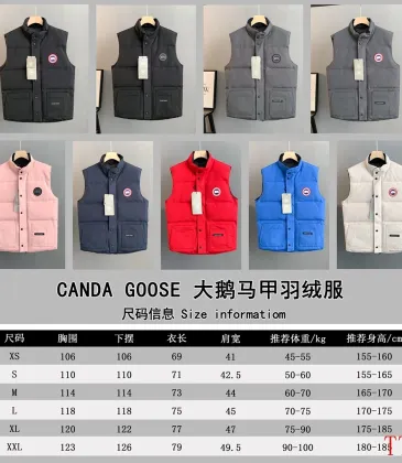 Canada Goose Unisex Snap Button Quilted Down Puffer Vest #B68789 Canada Goose Unisex Snap Button Quilted Down Puffer Vest #B68789
