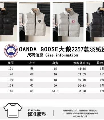 Canada Goose Women's Stand Collar Puffer Down Vest Gilet #B68784 Canada Goose Women's Stand Collar Puffer Down Vest Gilet #B68784