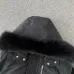 Moose Knuckles Men's Short Fur Hooded Down Puffer Jacket #B68791
