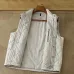 Moncler Men’s Mandarin‑Collar Diamond‑Quilted Gilet Vest, Black, Navy &amp; White #B67680