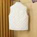 Moncler Men’s Mandarin‑Collar Diamond‑Quilted Gilet Vest, Black, Navy &amp; White #B67680