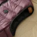Moncler Men’s Stand‑Collar Light Quilted Down Gilet Vest, Black &amp; Burgundy #B67678