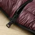 Moncler Men’s Stand‑Collar Light Quilted Down Gilet Vest, Black &amp; Burgundy #B67678