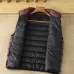 Moncler Men’s Stand‑Collar Light Quilted Down Gilet Vest, Black &amp; Burgundy #B67678