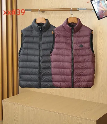 Moncler Men’s Stand‑Collar Light Quilted Down Gilet Vest, Black & Burgundy #B67678 Moncler Men’s Stand‑Collar Light Quilted Down Gilet Vest, Black & Burgundy #B67678