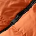 Moncler Men’s Stand‑Collar Padded Down Gilet Vest, Black &amp; Bright Orange #B67679