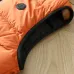 Moncler Men’s Stand‑Collar Padded Down Gilet Vest, Black &amp; Bright Orange #B67679