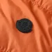 Moncler Men’s Stand‑Collar Padded Down Gilet Vest, Black &amp; Bright Orange #B67679