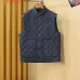 Prada Men’s Stand‑Collar Diamond‑Quilted Gilet Vest, Black &amp; Grey #B67681