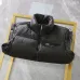 Prada Men’s Stand‑Collar Quilted Down Gilet Vest, Black, Brown &amp; Light Grey #B67675