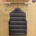 Prada Men’s Stand‑Collar Quilted Down Gilet Vest, Black, Brown &amp; Light Grey #B67675