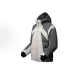 Louis Vuitton Color‑block Hooded Down Jacket, Grey Black #B68302
