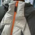 Louis Vuitton Color‑block Hooded Down Jacket, Grey Black #B68302