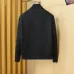Moncler Hybrid Knit‑Sleeve Stand Collar Down Jacket, Black &amp; Off‑White #B67672