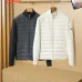 Moncler Hybrid Knit‑Sleeve Stand Collar Down Jacket, Black &amp; Off‑White #B67672