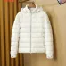 Moncler Lightweight Hooded Down Puffer Jacket, Black &amp; White #B67668