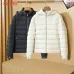 Moncler Lightweight Hooded Down Puffer Jacket, Black &amp; White #B67668