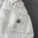 Moncler Maya Matte Hooded Down Jacket, Light Blue White Pink Black #B68770