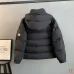 Moncler Maya Matte Hooded Down Jacket, Light Blue White Pink Black #B68770